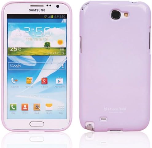 Phoneadd - Alice Pastel Soft Slim Fit Jelly Case Cover for Samsung Galaxy Note 2 II N7100 (Purple)