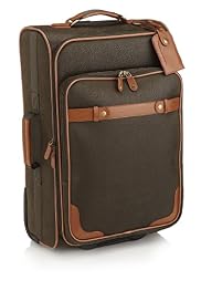 Flocked Suede Wheeled Rollercase - Medium