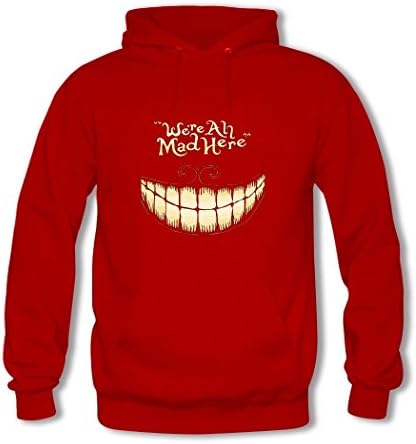 Ccttdiy Women's We're All Mad Here Hoodies, Fashion We're All Mad Here Sweatshirts