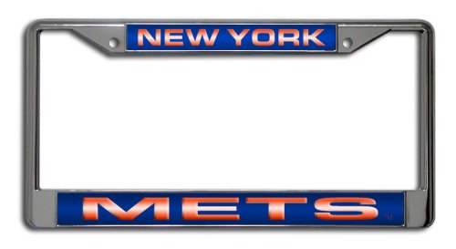 New York Mets Laser Chrome Frame