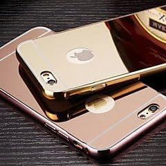 BIG D Mirror Acrylic Back Case for iPhone 6 and iPhone 6S (Rose Gold)