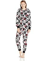 Hello Kitty Women's Hooded One-Piece Pajama Coverall