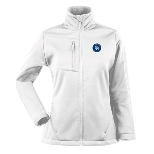 San Diego Padres Womens Traverse Jacket (White) - Large
