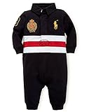 Ralph Lauren Baby Boys' Striped Rugby Coverall (3 Months)