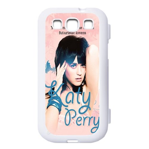 Samsung Galaxy S3 S III Flip case with Katy Perry logo designed by padcaseskingdom(White)