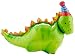 37in Dino Birthday Jumbo Balloon