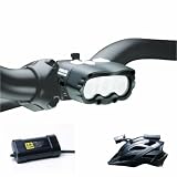 CygoLite TridenX 600 LED Li-Ion: Triple LED Bike Light with Stem-Mount Li-Ion Battery | mountain bike headlight