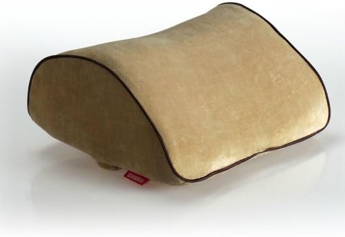 Love Home High-Quality D-shape Car pillow - Therapeutic Memory Foam Neck Pillow/Neck Support Pillow, -with WASHABLE Soft Microfiber Pillowcase - Excellent Neck and Shoulder Support - The Ultimate in Comfort (Camel)