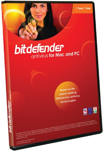 BitDefender Antivirus for Mac Dual OS, 1 Year, 1 User (Mac)