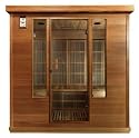 Hollywood - 4 Person Infrared Sauna, Hemlock, CD