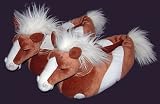 Horse Slippers 8"