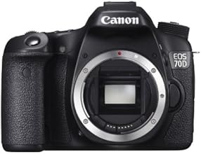 Canon EOS 70D - C&aacute;mara r&eacute;flex digital de 20.2 Mp (pantalla articulada 3", v&iacute;deo Full HD), color negro - s&oacute;lo cuerpo