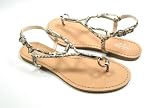 Coach Opal Snake Sandals A8070, Natural
