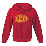 Kansas City Chiefs Women's Red Pro Grade Full Zip Hooded Sweatshirt