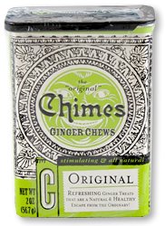 Chimes All Natural Original Ginger Chews - 2 oz Tin