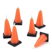 Construction Cone Molded Candles (6)
