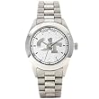 GEORGIA TECH YELLOWJACKETS Beautiful Water Resistant "Sapphire Series" PLATINUM WATCH with Stainless Steel Band