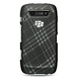SMOKE CHECKER Hard Rubber Feel Plastic Design Case for Blackberry Torch 985 ....