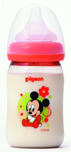 ピジョン 母乳実感哺乳びんプラスチック160ml ディズニーベビー