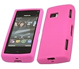 iTALKonline SoftSkin PINK Super Hydro SILICONE Protective Armour/Case/Skin/ ....