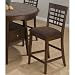 Jofran Caleb Chocolate Microfiber Counter Height Stool
