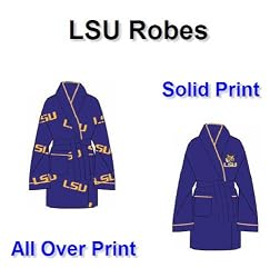 LSU - Ladies Robe - (Solid or Print)