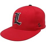 NCAA Zephyr Louisville Cardinals Red Logo Chopped 32/5 Fitted Hat (7)