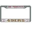San Francisco 49Ers NFL Chrome License Plate Frame
