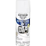Rust-Oleum 249126 Painter's Touch Multi Purpose Spray Paint, 12-Ounce, Flat White