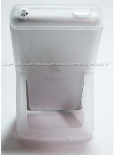 DB Premium iPod Classic 80gb 120gb / iPod Video 30gb Crystal Case with Kickstand - Clear/White