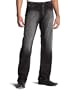 Akademiks Men's Union Leather Black Jean, Black, 32