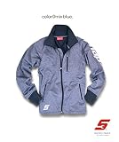 「Snap-on(スナップオン)」ミックス柄ウインドブロックジャケット/SNO-WJ141 (M(身長~175cm:W82cm), MIXブルー)