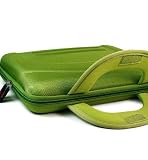 Samsung NF310-A01 10.1 inch Green Netbook Laptop Hard Nylon Case with Internal Pocket