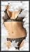 Unique Leather and Fishnet 2 Piece Set Bra Elastic Neck and Back G-String Elastic Back One Size