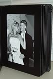 5x7 Professional Black SLIP-IN Wedding Album, 30 Page - 30 images