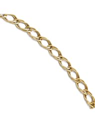 14k Yellow gold Leslies Fancy Link Bracelet