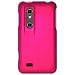 Amzer
Rubberized
Snap
On
Crystal
Hard
Case
for
LG
Optimus
3D
P920
-
Hot
Pink