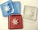 10 Guitar Plectrums with Cannabis Leaf Pick Box