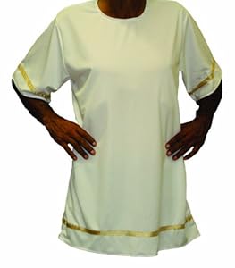 Alexanders Costumes Roman Tunic, White, Large