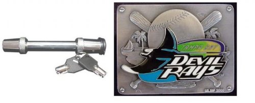 Tampa Bay Devil Rays Trailer Hitch Cover