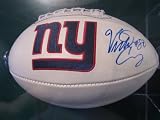 Victor Cruz New York Giants Signed Autographed Football with Football Case