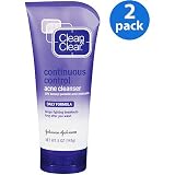 Clean & Clear Continuous Control Acne Cleanser, 5-Ounce Tube