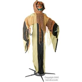 Halloween Standing Scary Pumpkin Head Costume Prop