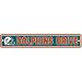 Miami Dolphins Plastic Street Sign 