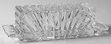 Crystal Clear Alexandria Quarter Pound Covered Butter, Crystal Tableware