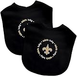 Baby Fanatic Team Color Bibs, New Orleans Saints, 2-Count