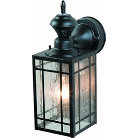 Solid Brass Mission Style Motion Activated Lantern images