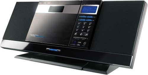 H&B - Mini cha�ne HIFI Monobloc HF-288I - Compatible IPOD et USB - cd audio /cd mp3 / CD-rw - noir X�non