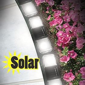 4 SOLAR PATH LIGHTS by Get Organized