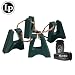Latin Percussion LP Rubber Conga Feet (LP637) with LP Rumba Shaker (LP201BK-P)